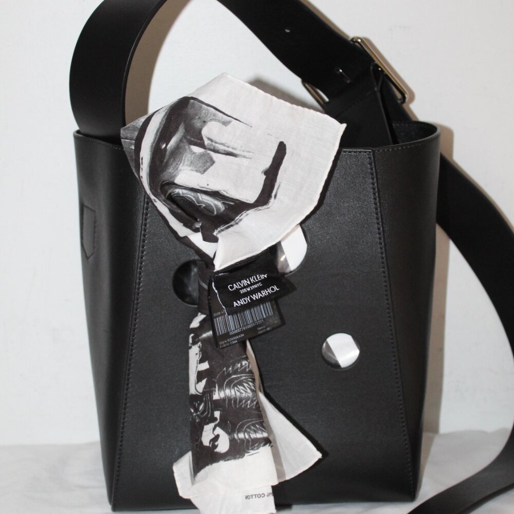Calvin Klein x Andy Warhol Collaboration Messenger Bag w/ Pouch Scarf 205W39NYC